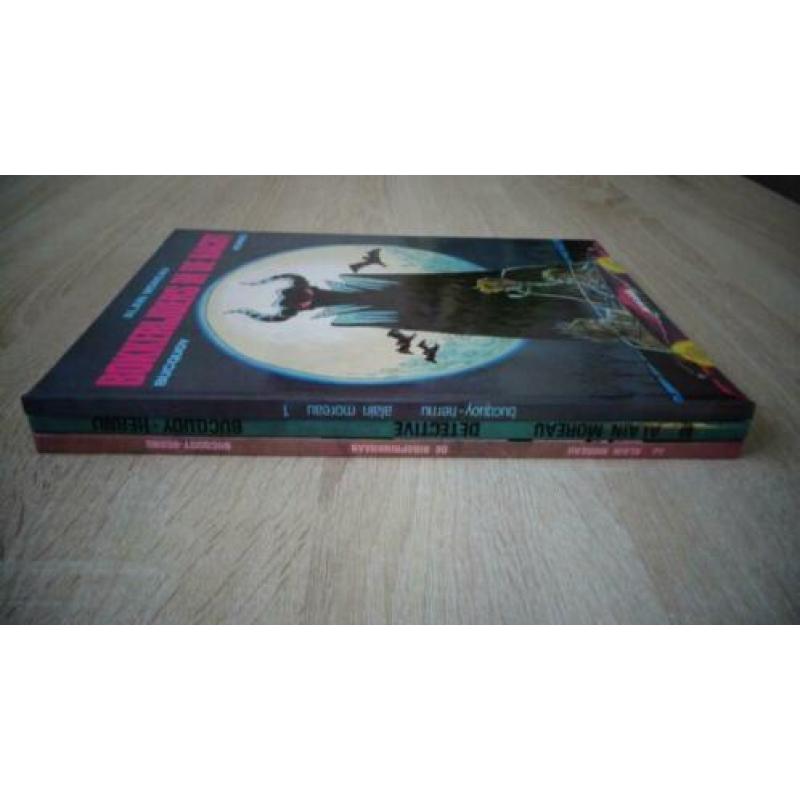 Alain Moreua stripboeken hardcover 3 stuks zgan