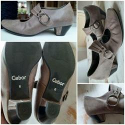 Zgs Gabor leer pumps 39 taupe