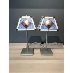 Tiffany glas-in-lood lampjes