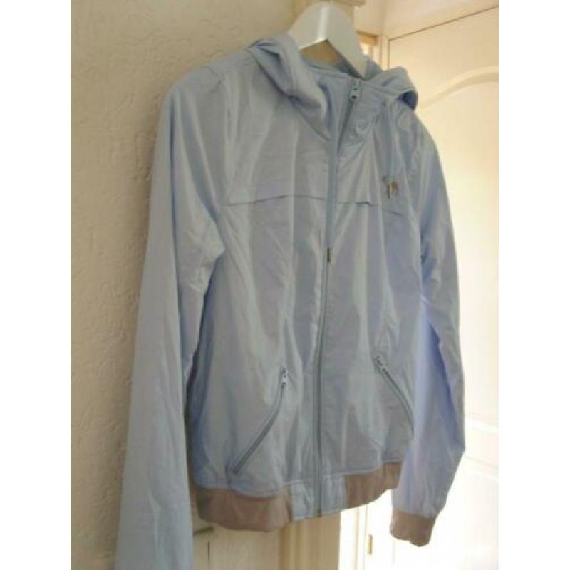 Abercrombie lichtblauw jack maat S