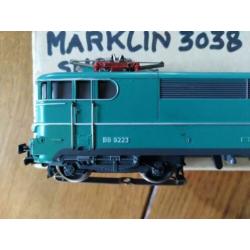 Marklin Franse loc 3038 SNCF Prachtige loc, turquoise