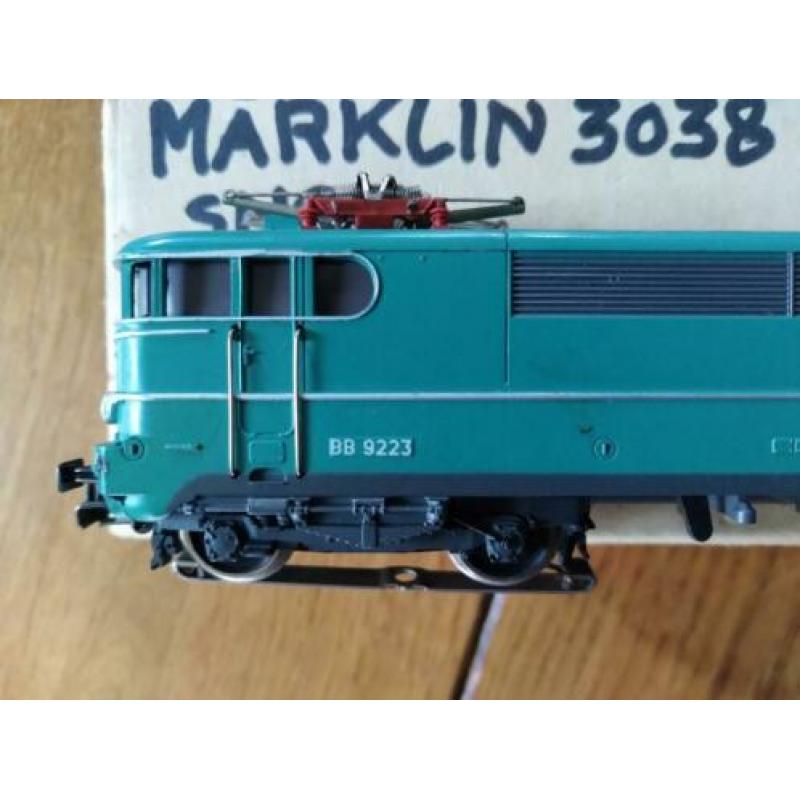 Marklin Franse loc 3038 SNCF Prachtige loc, turquoise