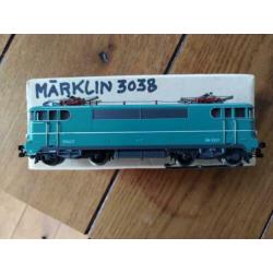 Marklin Franse loc 3038 SNCF Prachtige loc, turquoise