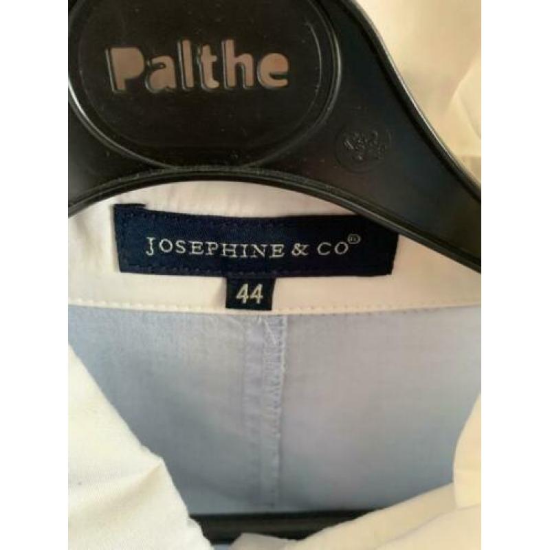 BLOUSE JOSEPHINE 44. Lichtblauw. Werkelijk zgan