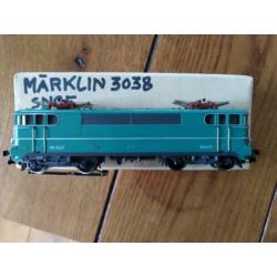 Marklin Franse loc 3038 SNCF Prachtige loc, turquoise