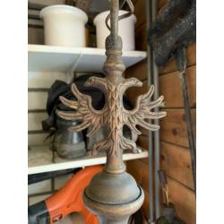 Antieke kroonluchter koper vintage special