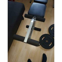 Halterbank fitnessbank bankdrukken