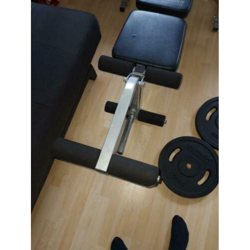 Halterbank fitnessbank bankdrukken