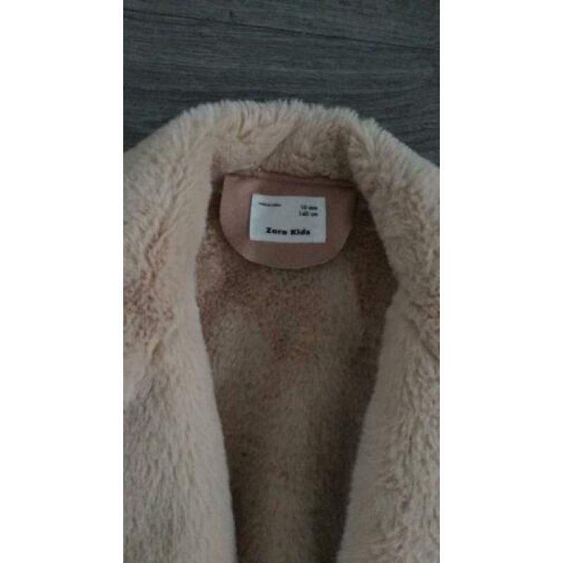 Biker lammy jas zachtroze zara maat 140