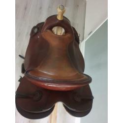 Nomad Western zadel (inc hoofdstel + 3 pads)|| Full Quarter