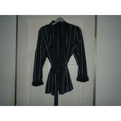 Sixth Sense Gestreepte Kimono Tuniek Jasje mt 42-44 Stretch