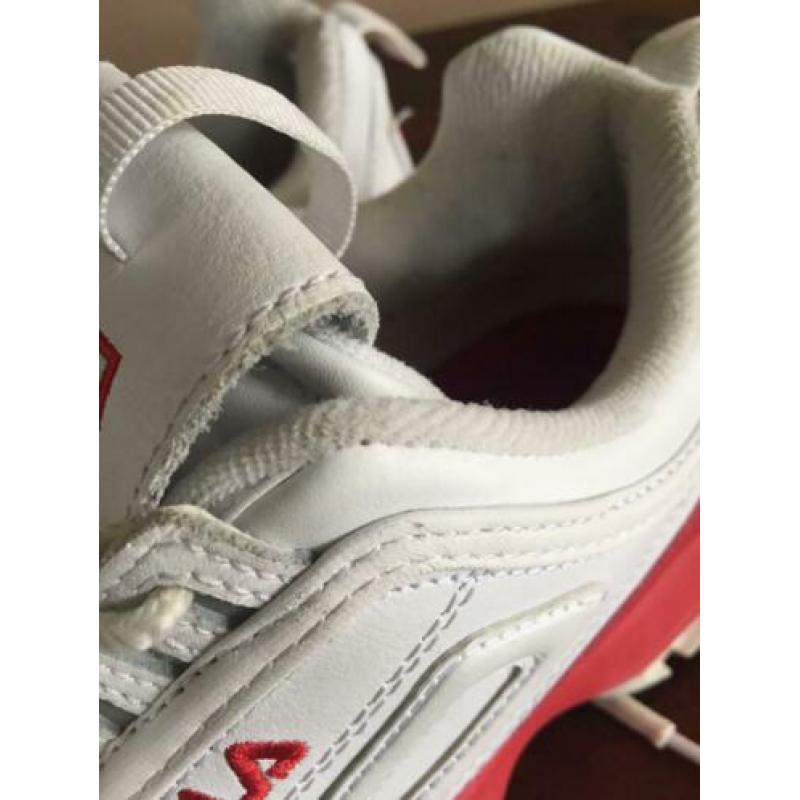 Fila’s schoenen wit/rood maat 39 zgan