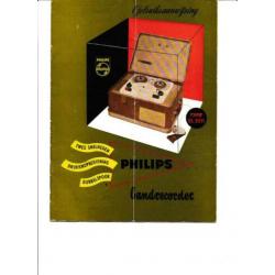 Philips EL 3511 bandrecorder gebruiksaanwijzing