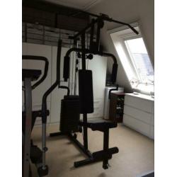 Zwart fitness station