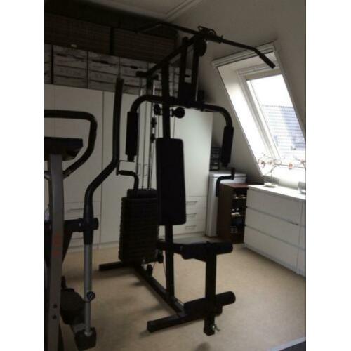 Zwart fitness station