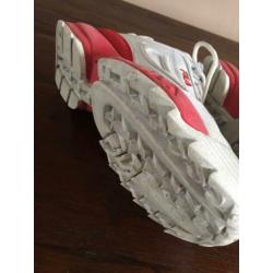 Fila’s schoenen wit/rood maat 39 zgan