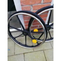 Te koop Rolstoel spaak velg (2 stuks)