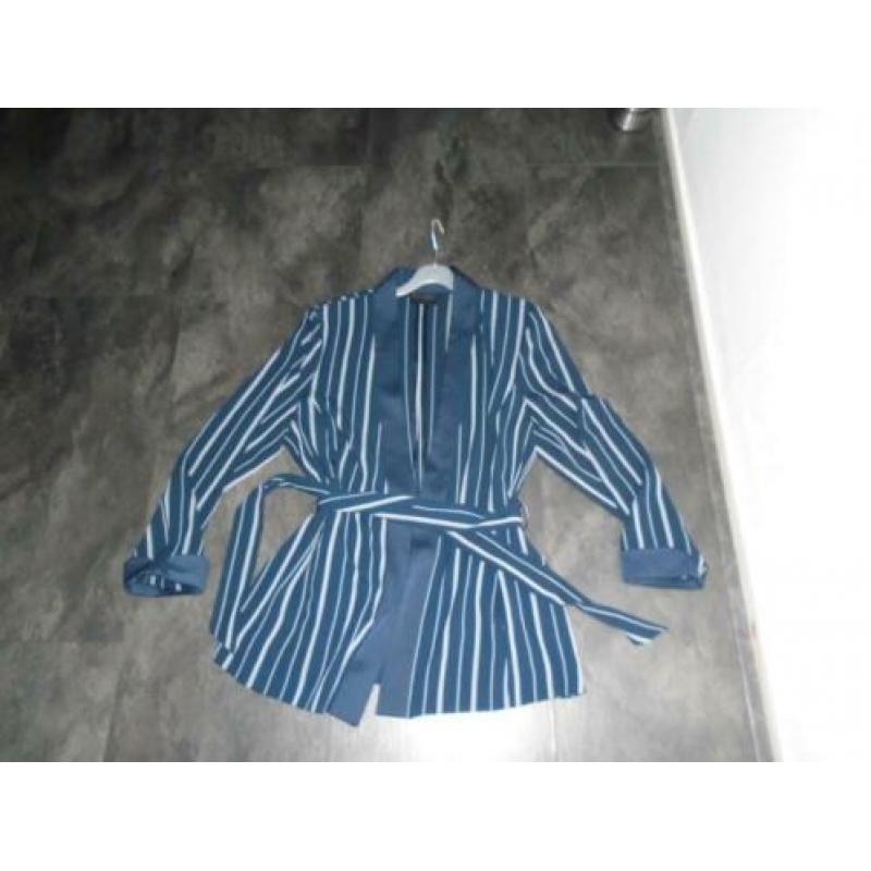Sixth Sense Gestreepte Kimono Tuniek Jasje mt 42-44 Stretch