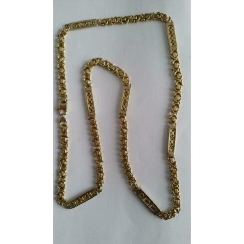 2 kettingen 14k 94gram te ruil