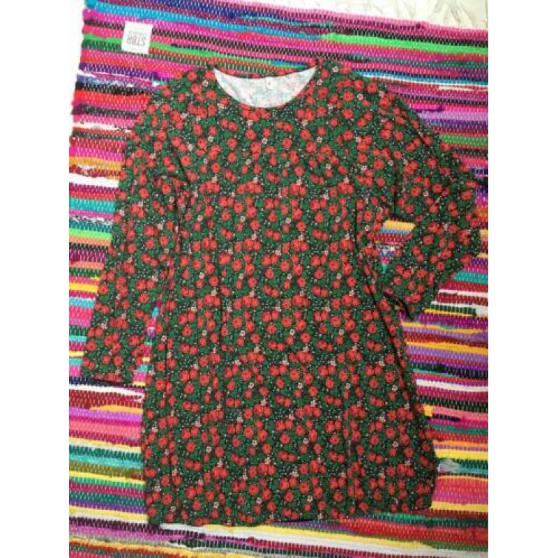 Blutsgeschwister retro jurkje tuniek babushkas blush xl zgan