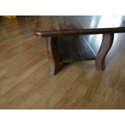 donker eiken salontafel