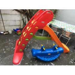 Little tikes walvis nijlpaard wip 3-persoons en evt glijbaan
