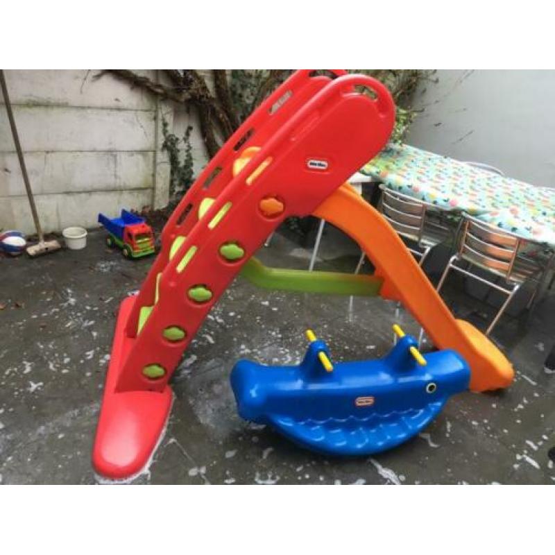 Little tikes walvis nijlpaard wip 3-persoons en evt glijbaan
