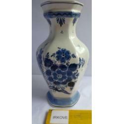 DE DISTEL * DELFT BLAUWE VAAS * Zes Kantig *