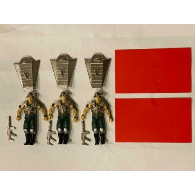 3 x GI Joe Super Trooper + Mail-in filecard