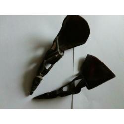 Hoorn lepels hoorns 2 x taxidermy