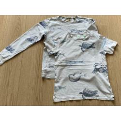 Scotch & Soda Shrunk vissen crewneck maat 152