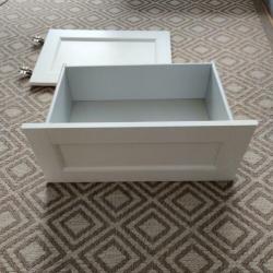 IKEA Besta, vassbo deurtjes fronten lade, wit.