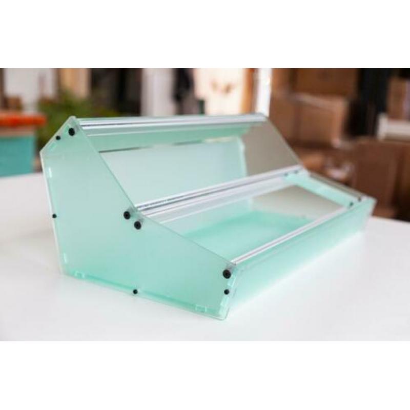 Eurorack case 6U 104HP semi-transparant plexiglas