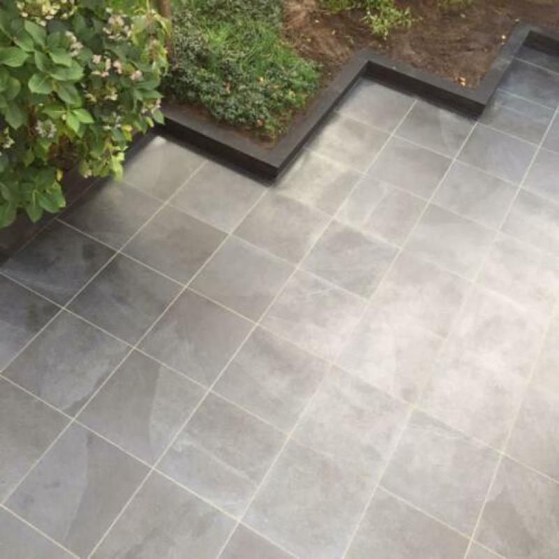 keramische tuin en terrastegels Mustang Slate 60x60 cm