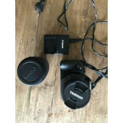 Camera Canon Eos 450D met twee lenzen