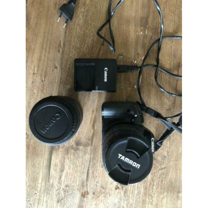 Camera Canon Eos 450D met twee lenzen