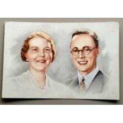 Brocante kaart ansichtkaart Juliana en Bernhard (256)