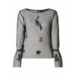 NIKKIE KATE MOSS Ricci semi-transparante top maat 34