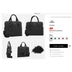 SANSIBAR Dames Handtas leren nooit gebruikt, Bag leather