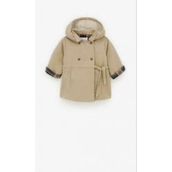 NIEUW / ZARA trenchcoat met teddy maat 86