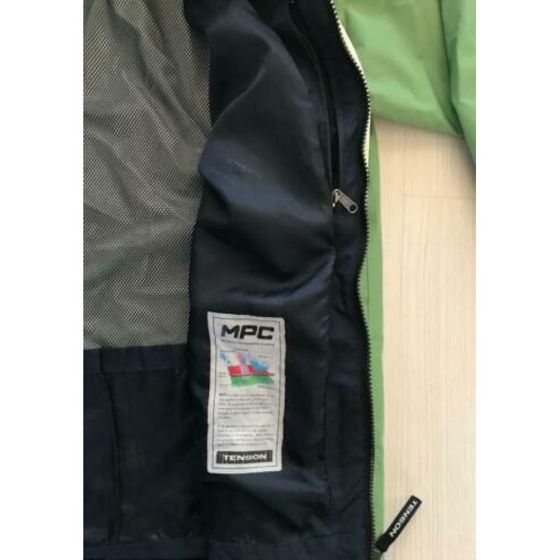 Groene Tenson jas/jacket (wind- en waterdicht) maat M/50