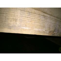 Steigerhout bed