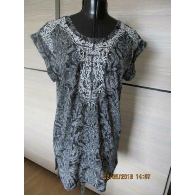 tuniek H&M, maat 36, grijstinten, volgnr 7