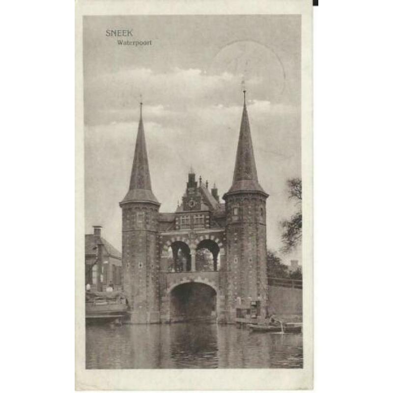 Sneek, set van 3 ansichtkaarten