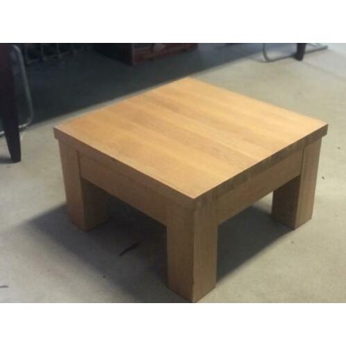 Drie beuken houten salon / bijzettafeltjes