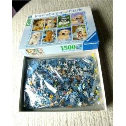 Honden Puppies 1500 stukjes, Ravensburger - nieuw