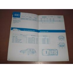 Leuk boekje Volvo 'Kort bestek Modeljaar 1989'