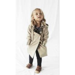 NIEUW / ZARA trenchcoat met teddy maat 86