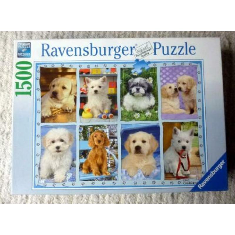 Honden Puppies 1500 stukjes, Ravensburger - nieuw