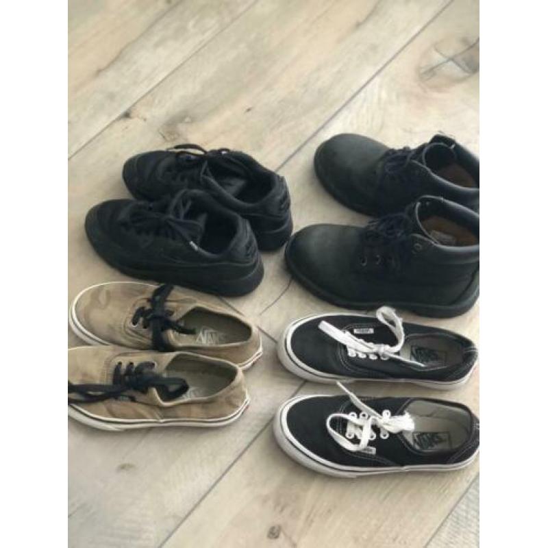 Timberland,Nike air max 90,2 paar Vans maat 31